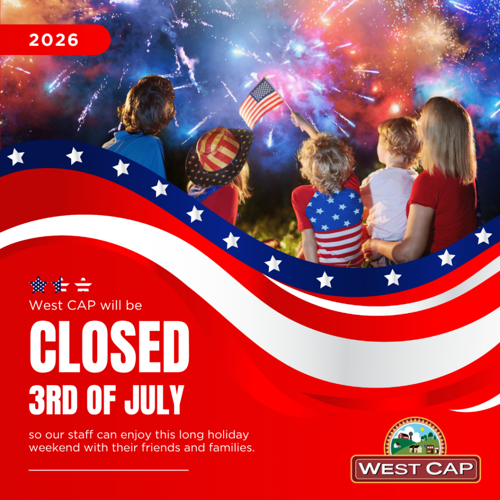 Image that West CAP is Closed on the 3rd of July.